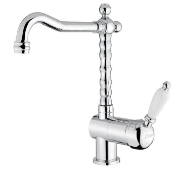 Virtuves maisītājs Sapho Kirké  balts, hroms KI14BC