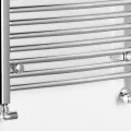 Dvieļu žāvētājs / Radiators AQUALINE Alya 111x60cm, 416W, hroms  LLC202