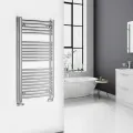 Dvieļu žāvētājs / Radiators AQUALINE Alya 111x60cm, 416W, hroms  LLC202