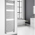 Dvieļu žāvētājs / Radiators AQUALINE Alya 170x60cm, 644W, hroms  LLC205
