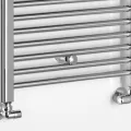 Dvieļu žāvētājs / Radiators AQUALINE Alya 111x50cm, 353W, hroms  LLR102