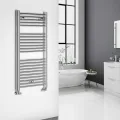 Dvieļu žāvētājs / Radiators AQUALINE Alya 111x50cm, 353W, hroms  LLR102