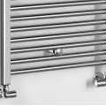 Dvieļu žāvētājs / Radiators AQUALINE Alya 123x50cm, 392 W, hroms  LLR104