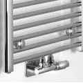 Dvieļu žāvētājs / Radiators AQUALINE Alya 119x40cm, 287W, hromēts  LLS308