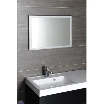 Vannas istabas spogulis Sapho Luminar  90x50cm, ar LED apgaismojumu, hroms  NL559