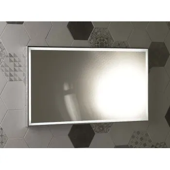 Vannas istabas spogulis Sapho Luminar ar LED apgaismojumu 120x55 cm, hroms  NL560