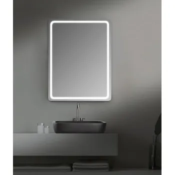 Vannas istabas spogulis Sapho NYX ar LED apgaismojumu 60x80cm  NY060