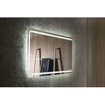 Vannas istabas spogulis Sapho NYX ar LED apgaismojumu 100x50cm  NY100