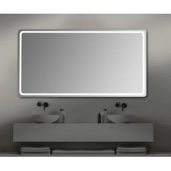 Vannas istabas spogulis Sapho NYX ar LED apgaismojumu 120x60cm  NY120