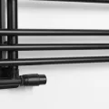 Dvieļu žāvētājs / Radiators AQUALINE Poseidon  114x45cm, 379W, melns  PS411B