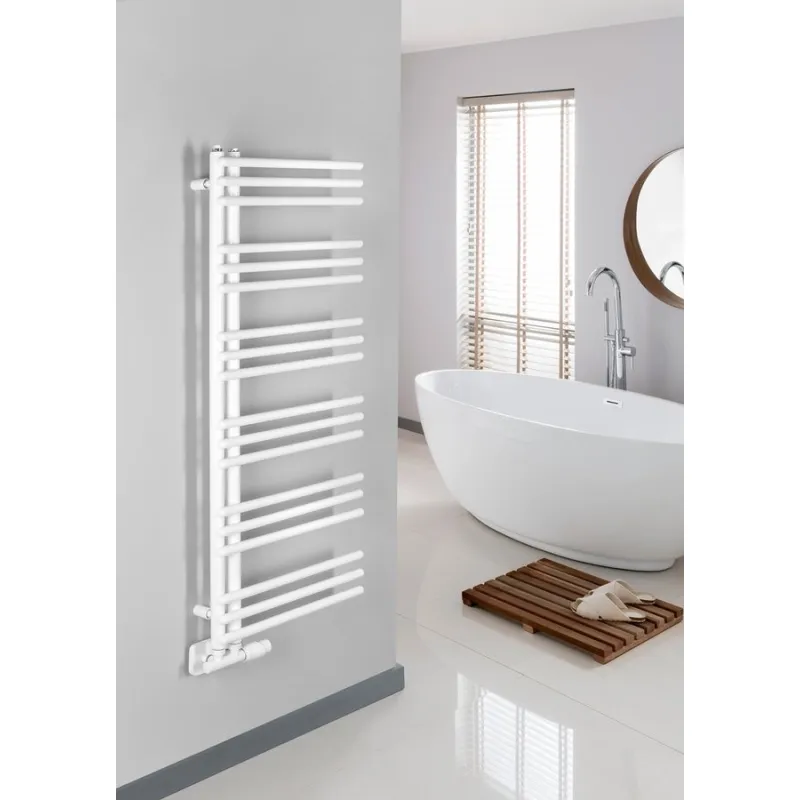Dvieļu žāvētājs / Radiators AQUALINE Poseidon 114x45cm, 379W, balts  PS411