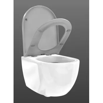 Piekaramais pods Kielle Oudee Rimless ar vāku Soft Close 30102000