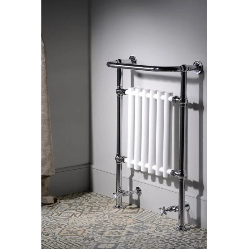 Dvieļu žāvētājs / Radiators Sapho CORK 68x96 cm, 550 W, hroms/balts RE104