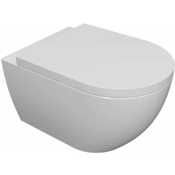 Tualetes poda komplekts Grohe rāmis Rapid SL +Hromēta poga Skate Cosmopolitan +WC  pods Kielle Oudee Rimless  +vāks Soft Close, 11BA1100