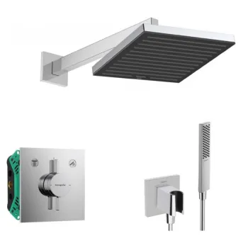 Dušas sistēma Hansgrohe iebūvējams ar galvas dušu un rokas dušu 21HHH001