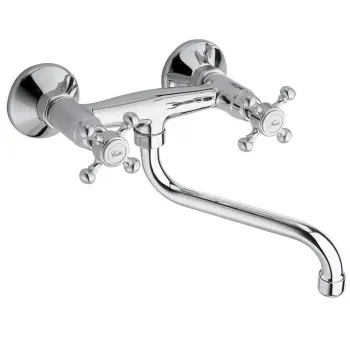 Virtuves maisītājs Sapho Reitano Rubinetteria Antea pie sienas, hroms 3061