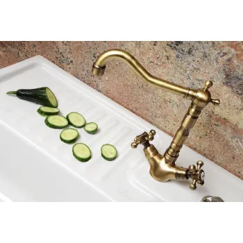 Virtuves maisītājs Sapho Reitano Rubinetteria Antea bronza 3126
