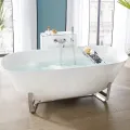 Brīvi stāvošā vanna Villeroy & Boch Antheus 155x75cm,  Quaryl®, Alpu balta UBQ155ANH7F400V-01
