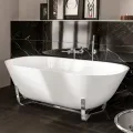 Brīvi stāvošā vanna Villeroy & Boch 175x80cm, Quaryl®, Alpu balta UBQ175ANH7F400V-01
