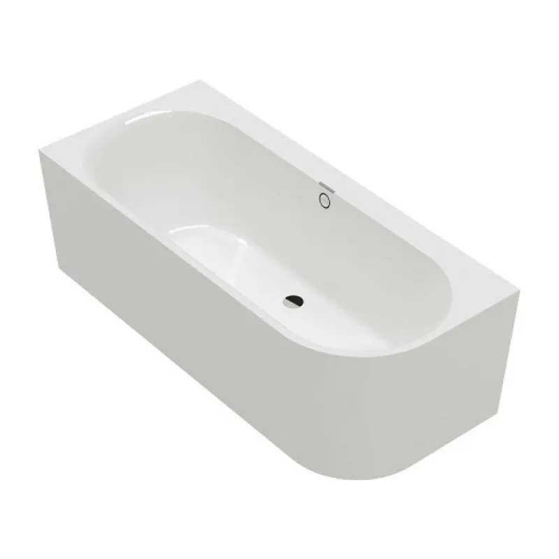 Vanna Villeroy & Boch Architectura Oberon 2.1, 180x80cm, Quaryl® (Lietais marmors), Balta UBQ180OBN9CL00VD01