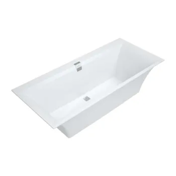 Vanna Villeroy & Boch Architectura Squaro Edge 12, 190x90cm, Quaryl® (Lietais marmors), Balta UBQ190SQE2DV-01