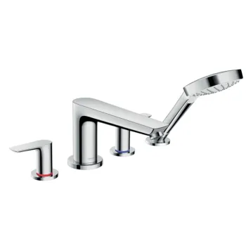 Vannas / Dušas maisītājs Hansgrohe Talis E  uz vannas malas 71748000 Hromēts