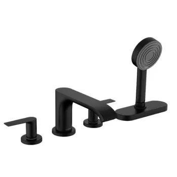 Vannas / Dušas maisītājs Hansgrohe Vivenis uz vannas malas  ar sBox 75444670 Melns Matēts