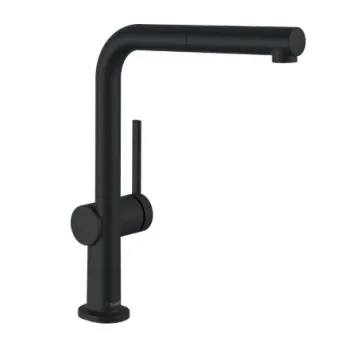 Virtuves Izlietnes Maisītājs Hansgrohe  Talis M54 270 EcoSmart 1j izvelkamu galvu 72845670 Melns matēts