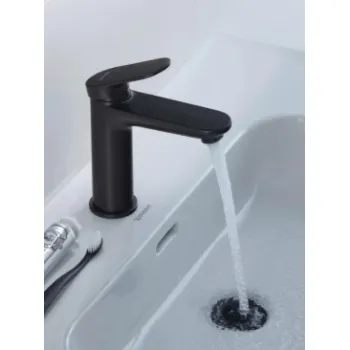 Vannas istabas izlietnes maisītājs Duravit Wave EasyClean Melns Matēts