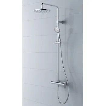 Dušas sistēma Duravit Wave, Dušas galva D 25 cm, 3 plūsmas, Hromēts Dušas sistēma Duravit Wave, Dušas galva D 25 cm, 3 plūsmas, Hromēts