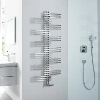 Dvieļu žāvētājs / Radiators Zehnder Yucca Asym 134x60cm, Hromēts YSC-130-060 Dvieļu žāvētājs / Radiators Zehnder Yucca Asym 134x60cm, Hromēts YSC-130-060