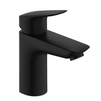 Vannas istabas izlietnes maisītājs Hansgrohe Logis 100  ar pop up izplūdi 71171670 Melns matēts