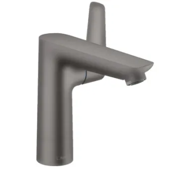 Vannas istabas izlietnes maisītājs Hansgrohe Talis E 150  ar pop up izplūdi 71754340 Brushed Black Chrome