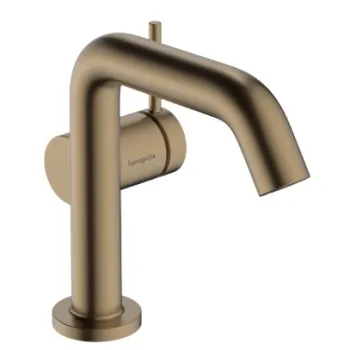 Vannas istabas izlietnes maisītājs Hansgrohe Tecturis S 110 Fine CoolStart EcoSmart+ ar pop up izplūdi  73323140 Brushed Bronze
