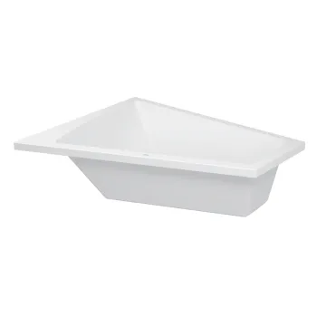 Vanna Duravit Paiova, 170x130cm, akrils, kreisā, balts 700214000000000