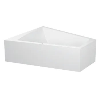 Vanna Duravit Paiova, 180x140cm, akrils, kreisā, balts 700268000000000