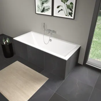 Vanna Duravit DuraSquare, 180x80cm, akrils, balts 700426000000000