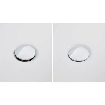 Duravit notekas un pārplūdes komplekts, 1100mm, hroms 790227000001000