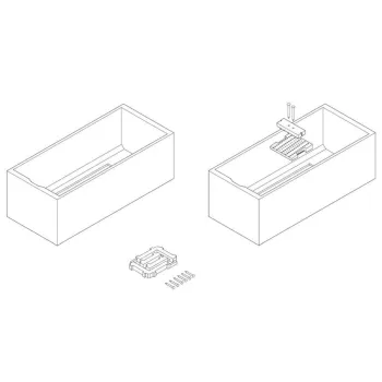 Vannas balsts Duravit DuraStyle, 140x80cm, balts 791430000000000