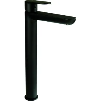 Vannas istabas izlietnes maisītājs Deante ALPINIA ar temperatūras ierobežotāju, Melns