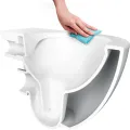 Piekaramais Tualetes Pods Deante PEONIA ZERO Rimless, Bez vāka, Balts