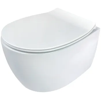 Piekaramais pods Deante SILA Rimless ar Softclose Vāku Balts CDLD6ZPW