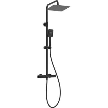Dušas sistēma Deante Nero ar termostatu, Melna