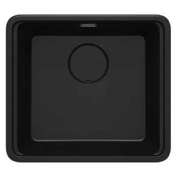 Virtuves izlietne Deante MOMI granīta 500x450x230mm Nero melna