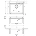 Virtuves izlietne Deante OLFATO matēts satīns 450x505x200mm