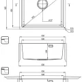 Virtuves izlietne Deante OLFATO 550x505x200mm titāna