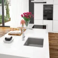 Virtuves izlietne Deante CORDA 550x460x204mm, pabūvējama Metāliskts Antracīts