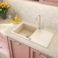 Virtuves izlietne Deante EVORA 90x440x193mm Bēša