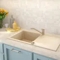 Virtuves izlietne Deante EVORA 90x440x193mm Bēša