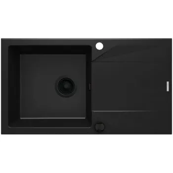 Virtuves izlietne Deante EVORA granīta 780x440x193mm Nero melna